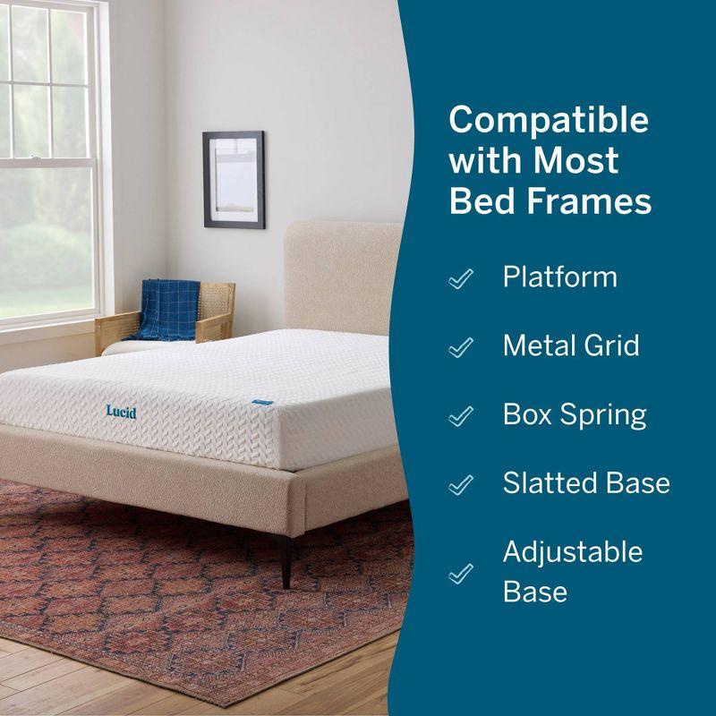 Lucid LUCID Firm Cooling Gel infused Memory Foam Mattresses