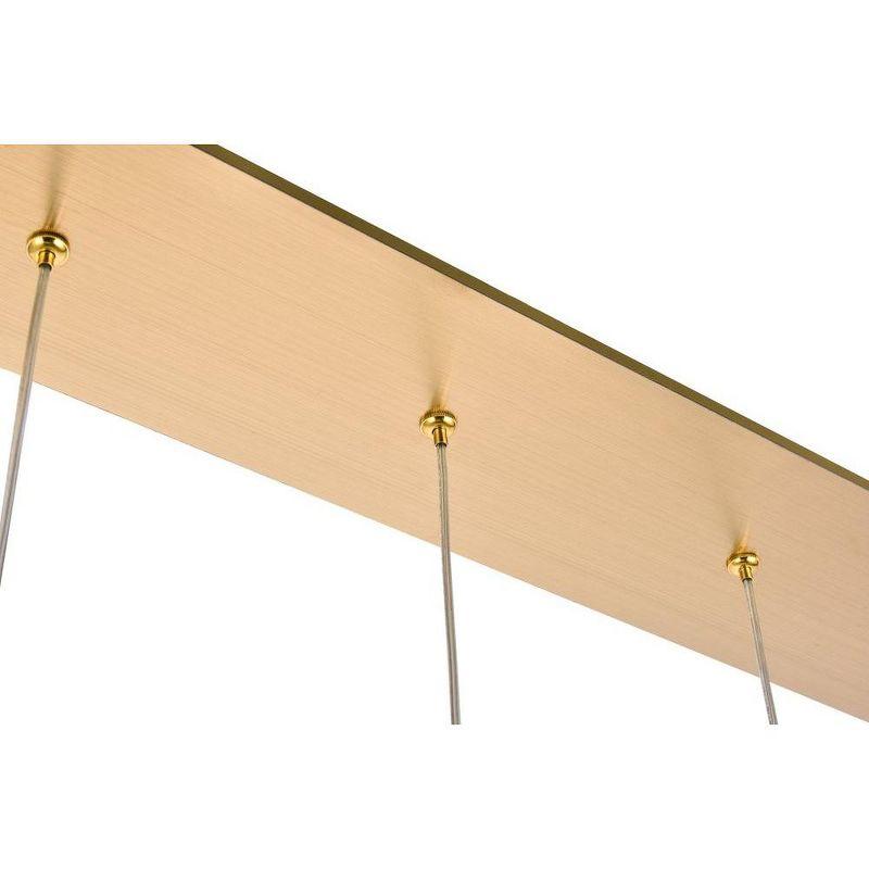 Elegant Lighting Eren 5 lights Gold pendant