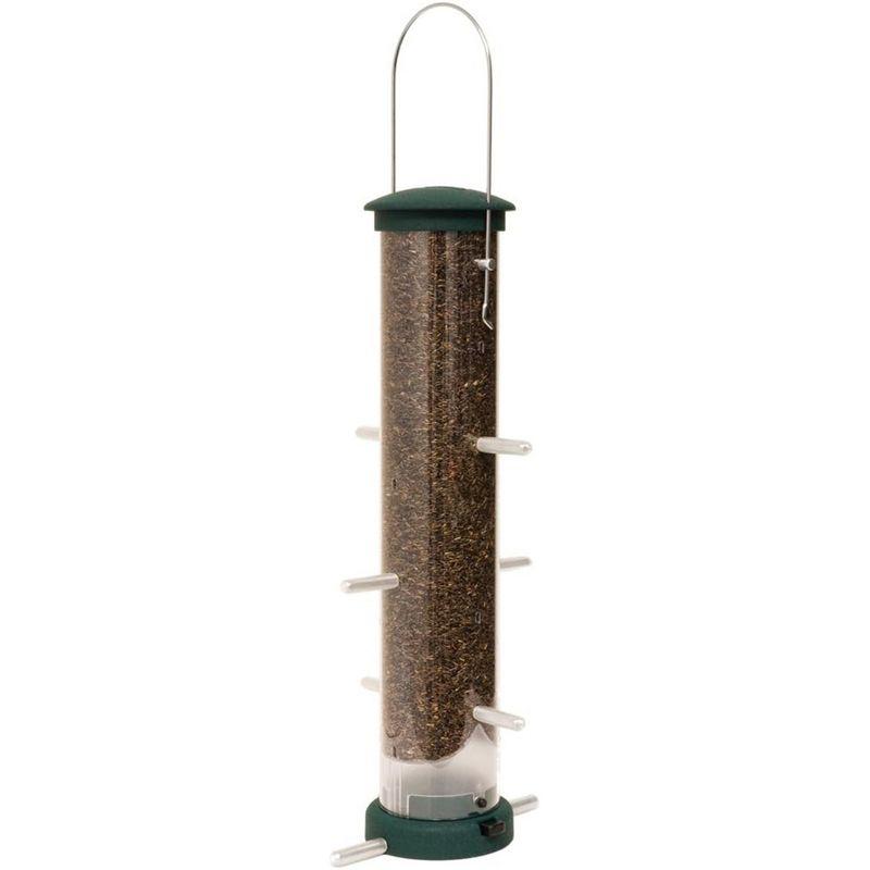 Spruce Medium Metal and Plastic Tube Bird Feeder