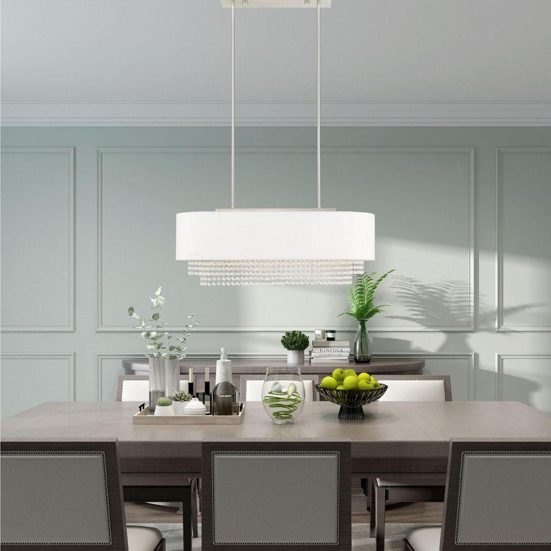 Livex Lighting Carlisle 3 - Light Chandelier in  Brushed Nickel