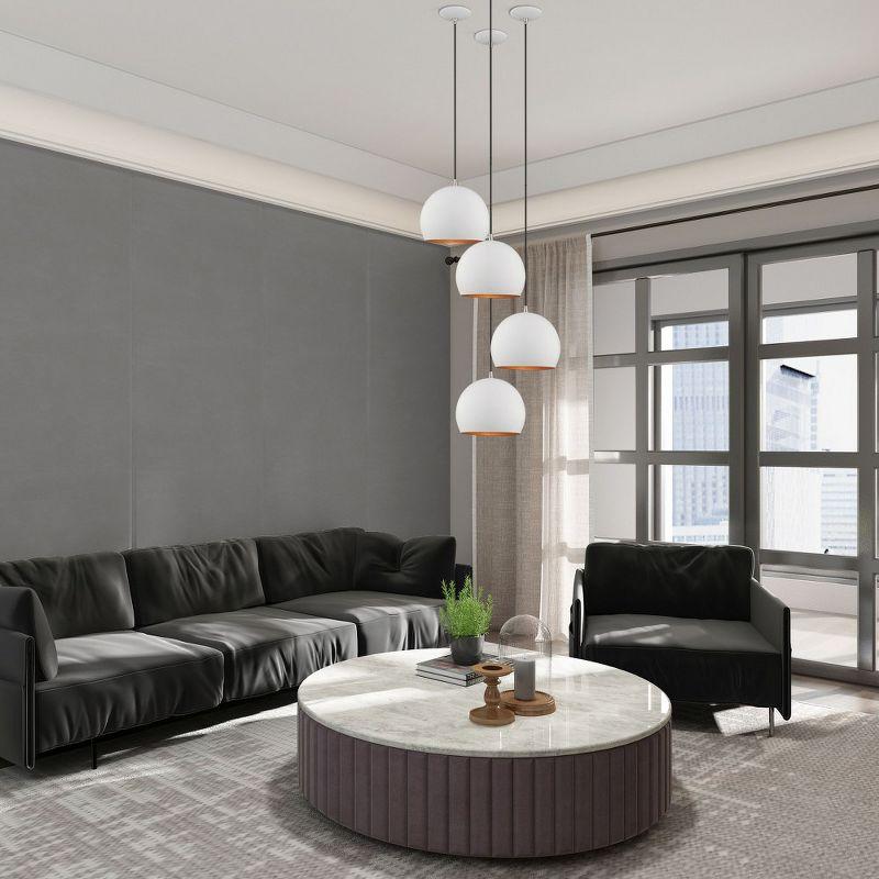 Schultz Single Light Metal Dimmable Pendant