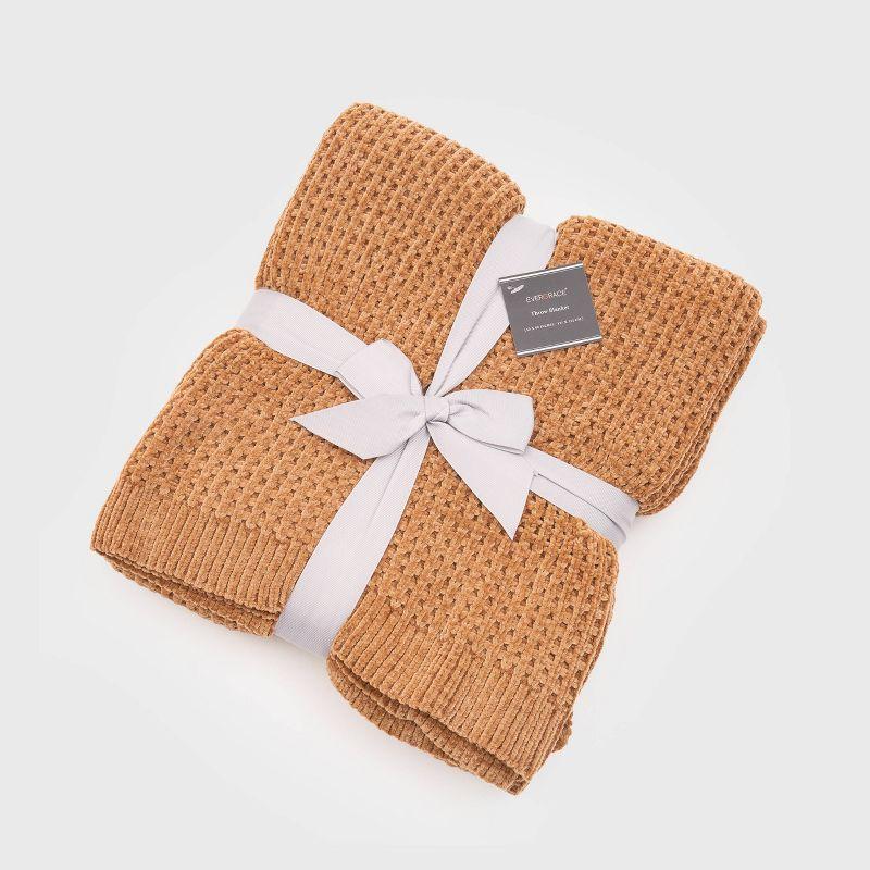 Amor Waffle Amor Waffle Chenille Knit Throw