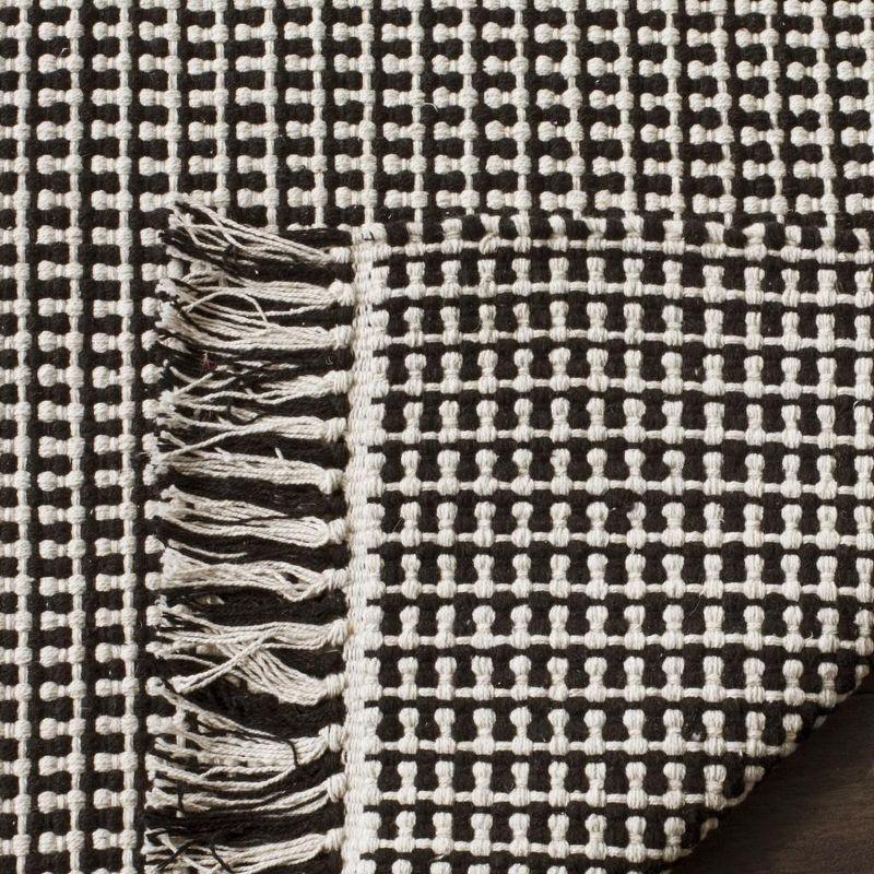 Montauk MTK340 Hand Woven Indoor Runner Rug - Ivory/Black - 2'3"x6' - Safavieh