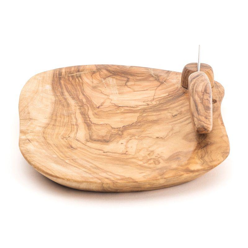 Berard France Olive Wood Butter Dish