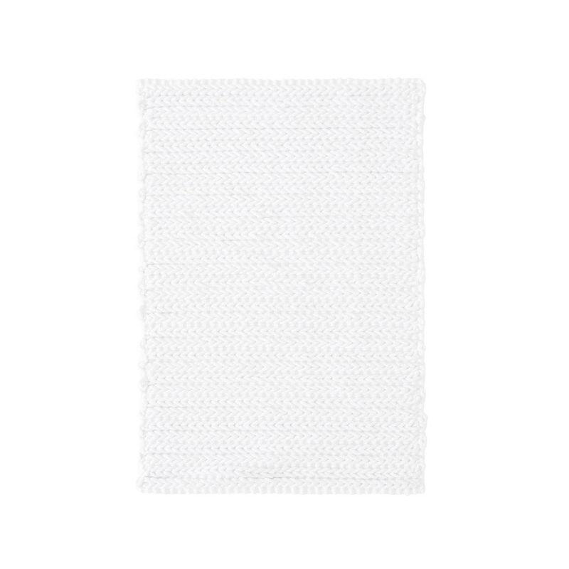 Lasso 100% Cotton Chenille Chain Stitch Non-Slip Bath Rug
