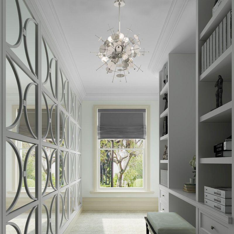 Livex Lighting Circulo 6 - Light Chandelier in  Polished Chrome