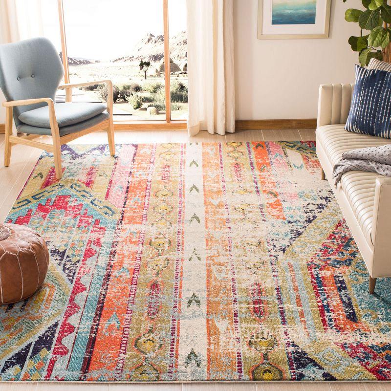 Monaco MNC222 Power Loomed Indoor Area Rug - Multi - 8'x10' - Safavieh