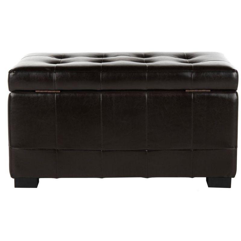 Small Manhattan Storage Bench - Brown - Safavieh