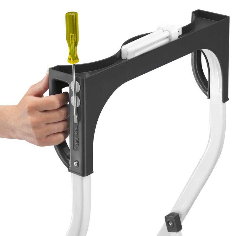 Hailo USA Inc. Safety Plus 2-Step Stool with 330 lb. Load Capacity