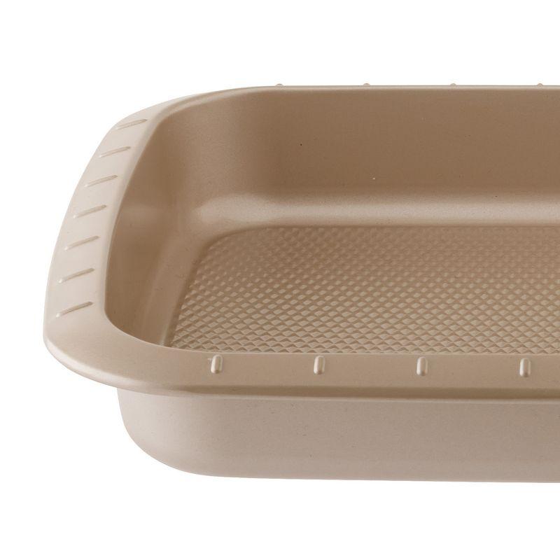 Non-stick Carbon Steel Rectangular Cake Pan with Grid Lines