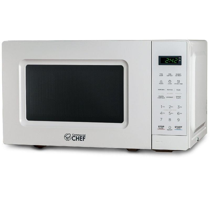 Commercial Chef 0.7 Cubic Feet 700 Watt Countertop Microwave