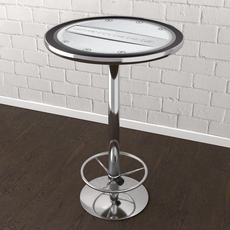 Trademark Global Round Metal Base Dining Table