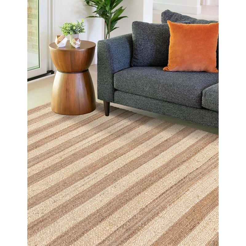 Unique Loom 2' 2 x 3' 1 Braided Jute Rectangle Area Rug