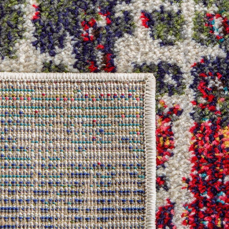 Madison MAD469 Power Loomed Indoor Area Rug - Blue/Green - 4'x6' - Safavieh