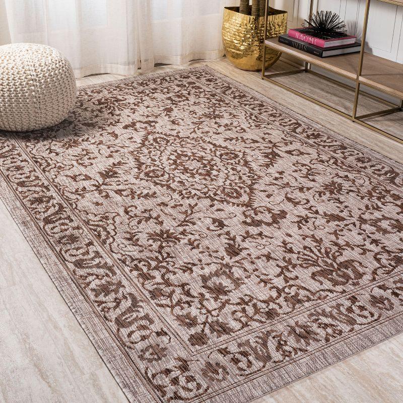 Jerash Ornate Medallion Indoor/Outdoor Area Rug - JONATHAN Y