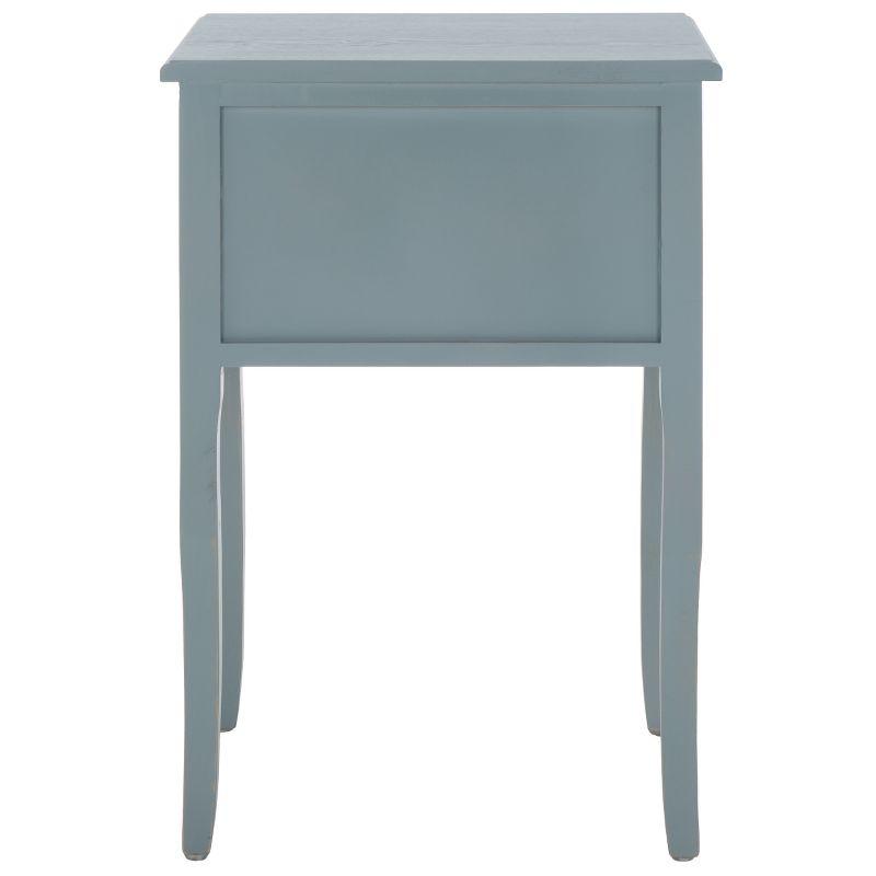 Lori Night Table Barn - AMH6576G - Blue - Safavieh Couture
