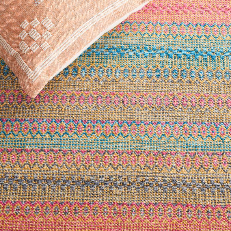 Kilim KLM475 Hand Woven Area Rug - Pink/Blue - 6'x9' - Safavieh.