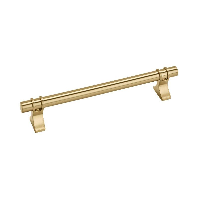 Champagne Bronze Modern Cabinet Drawer Pull with Mounting Hardware