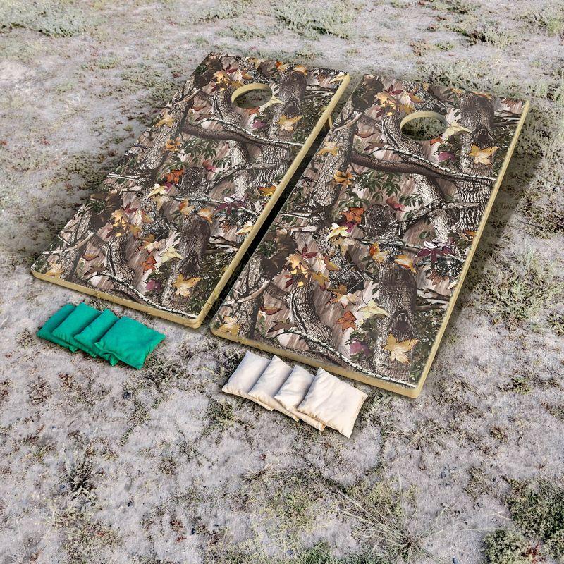 GoSports Tough Toss All Weather Cornhole Outdoor Game - Woodland Camo