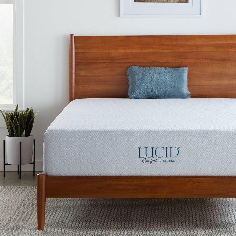 Lucid 12'' Medium Gel Memory Foam Mattress