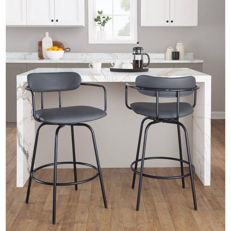 Set of 2 Demi Counter Height Barstools - LumiSource