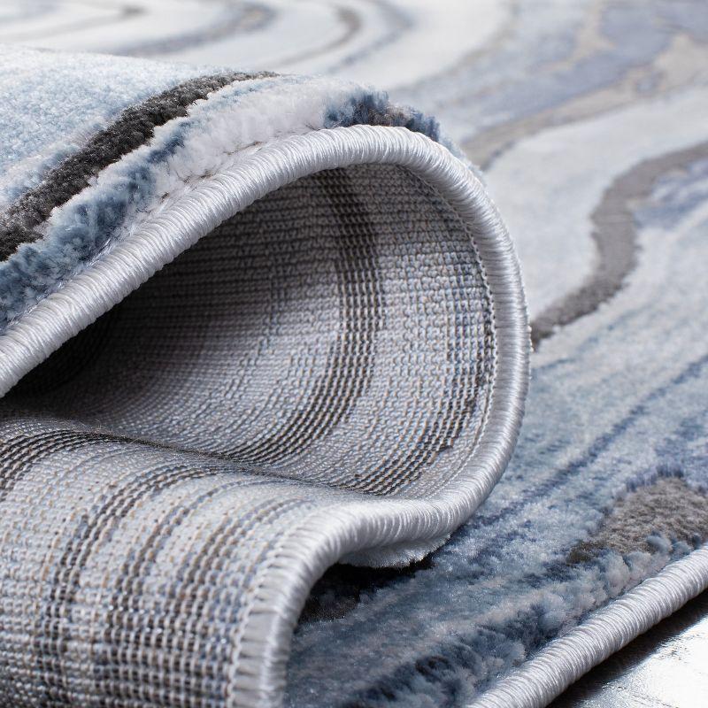 Craft CFT819 Loomed Indoor Runner Rug - Blue/Grey - 2'3"x14' - Safavieh