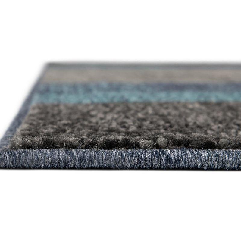 Unique Loom Autumn Collection Area Rug - Providence (9'  x 12' Rectangle Blue Gray/Light Brown)