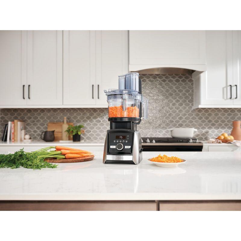 Vitamix Ascent Series 12-Cup Food Processor Attachment Black: BPA-Free, Dishwasher-Safe, Blender Accessory