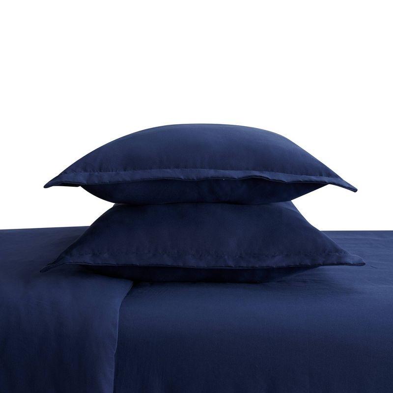 Serta Simply Clean Antimicrobial 3 Piece Duvet Cover Set