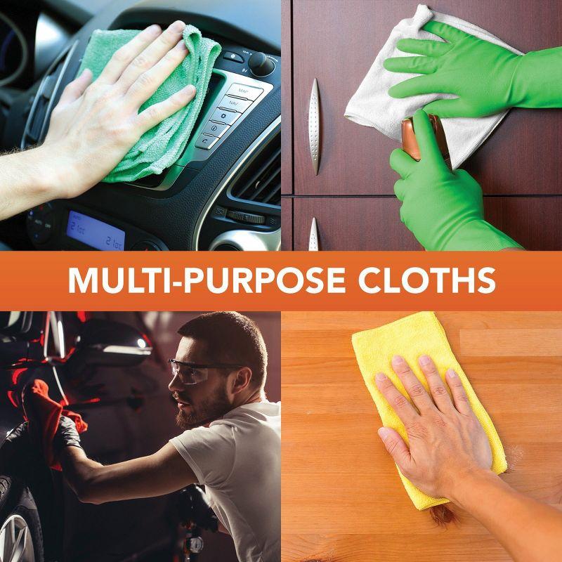 Smart Choice Microfiber Cleaning Cloths 12x12 30gm Blue (12/Pack)