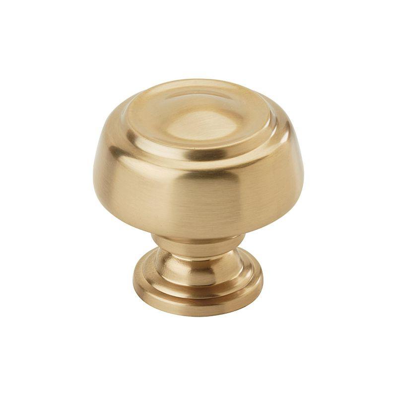 Kane 1-5/8 inch (41mm) Diameter Champagne Bronze Cabinet Knob