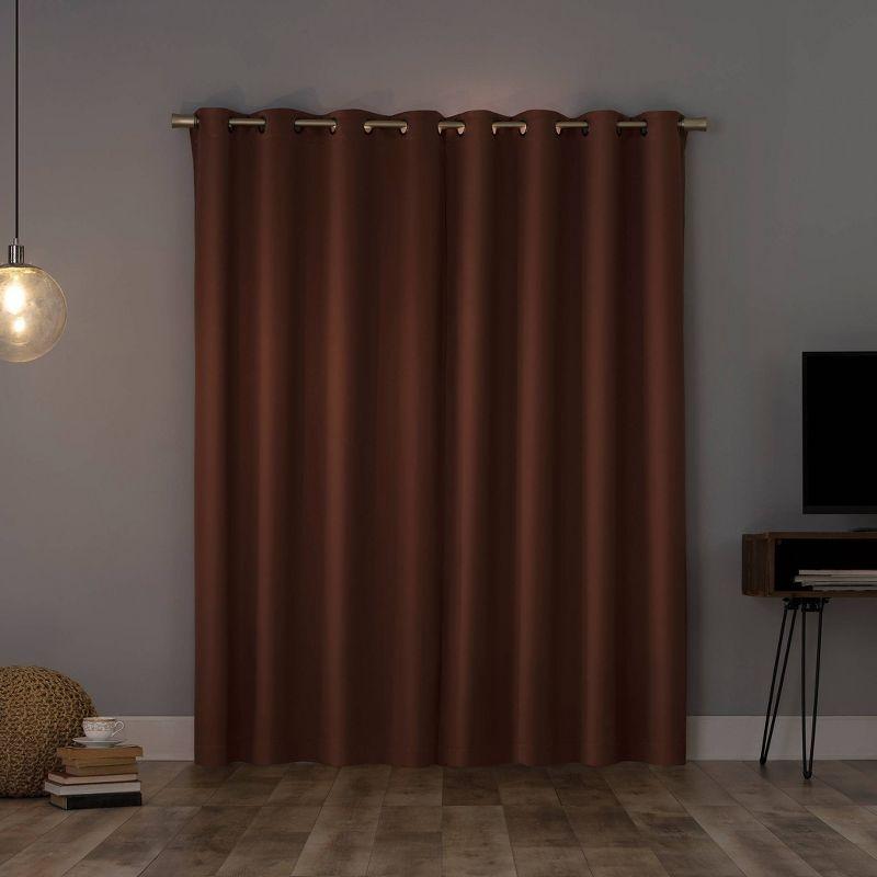 Sun Zero 100% Blackout Oslo Theater Grade Grommet Curtain Panel