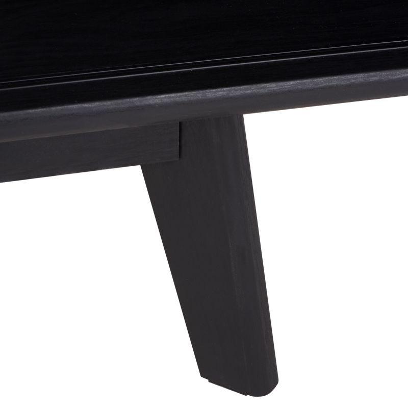 Aurelio 1 Shelf Media Stand - Black - Safavieh