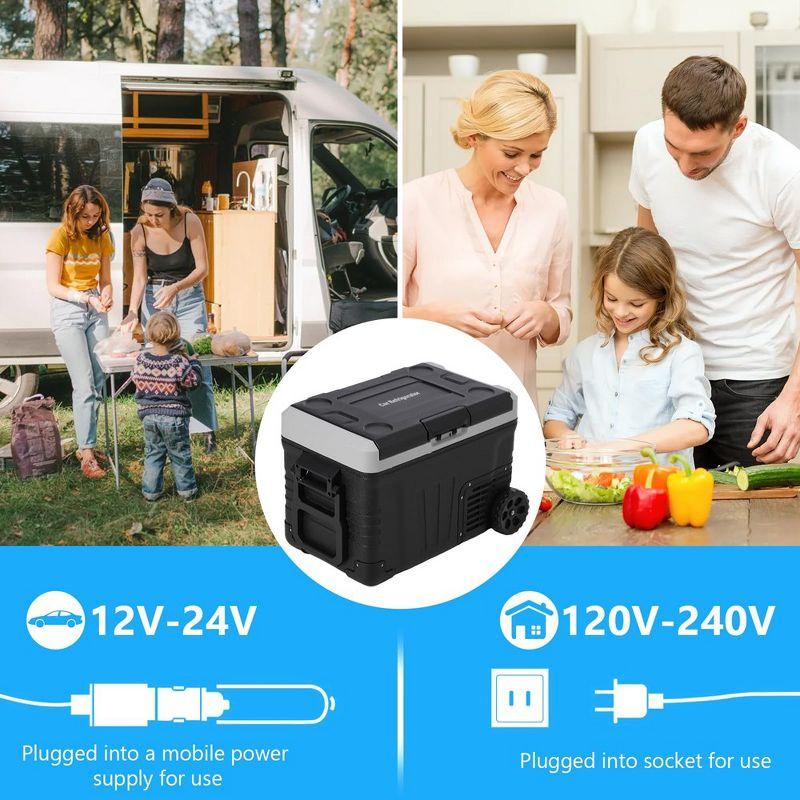 babevy Portable Refrigerator, Portable Freezer, 37 Quart(35L) Electric Cooler | Wayfair