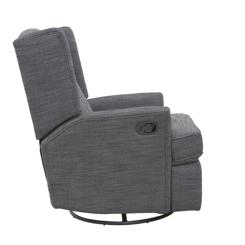 Heming Wingback Recliner Nursery Glider