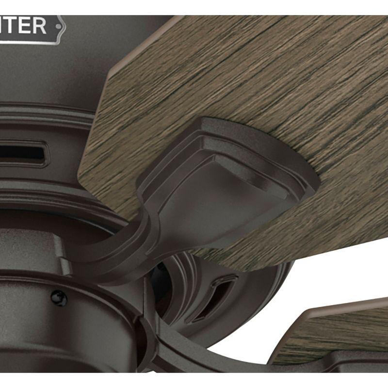 Hunter Fan 52" Rosner 5 - Blade Ceiling Fan With Lights and Pull Chains