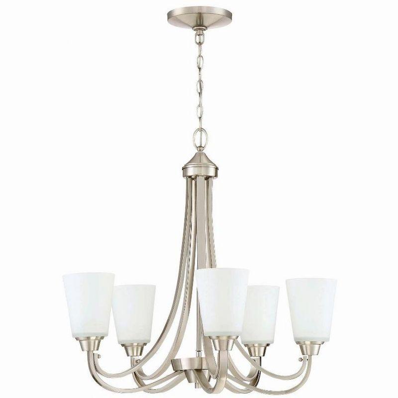 Craftmade Lighting Grace 5 - Light Chandelier in  Brushed Polished Nickel