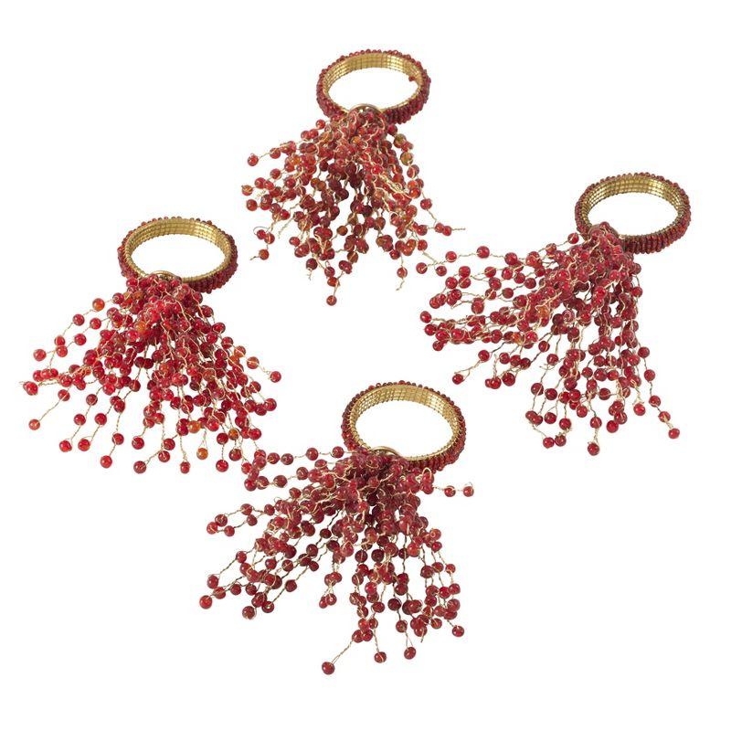 Beaded Design Napkin Ring