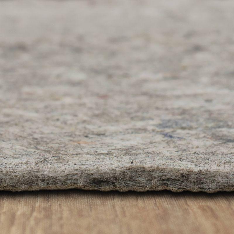 Mohawk 2'x8' All Purpose Rug Pad Gray: Stain-Resistant Rectangle, Recycled Synthetic Fibers, Latex Backing