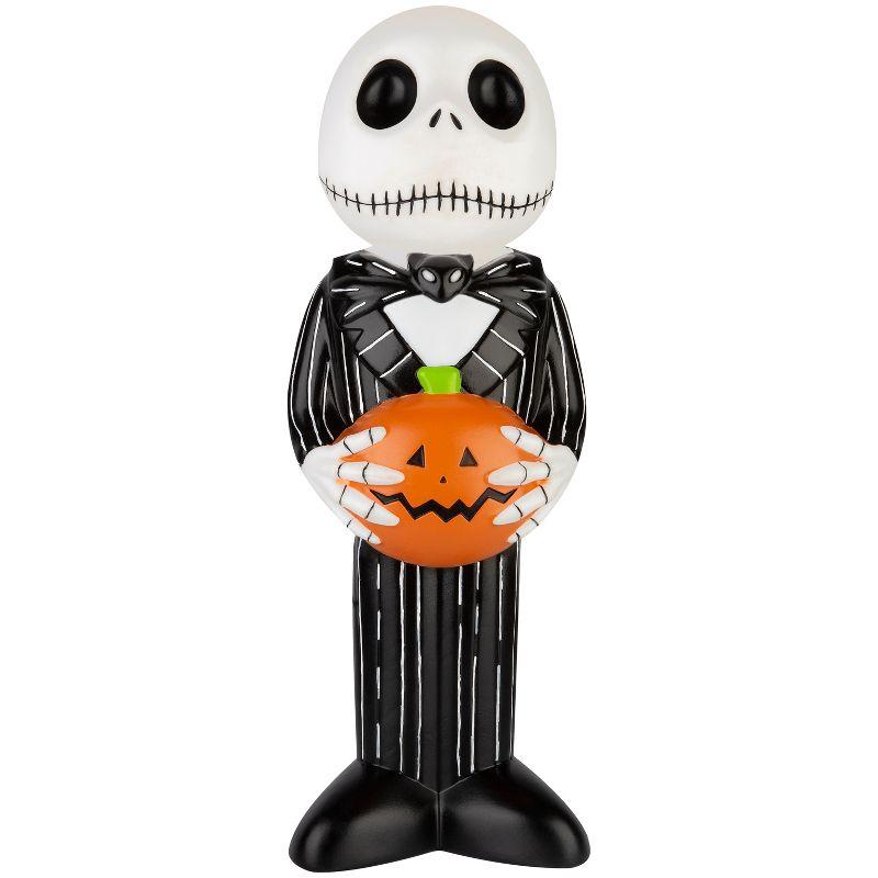 Gemmy Lighted Blow Mold Outdoor Decor Jack Skellington 24" Disney, Multi