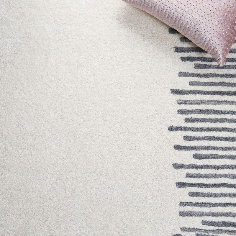 Fifth Avenue FTV129 Hand Tufted Indoor Area Rug - Ivory/Grey - 8'x10' - Safavieh