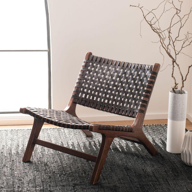 Denman Genuine Leather Side Chair