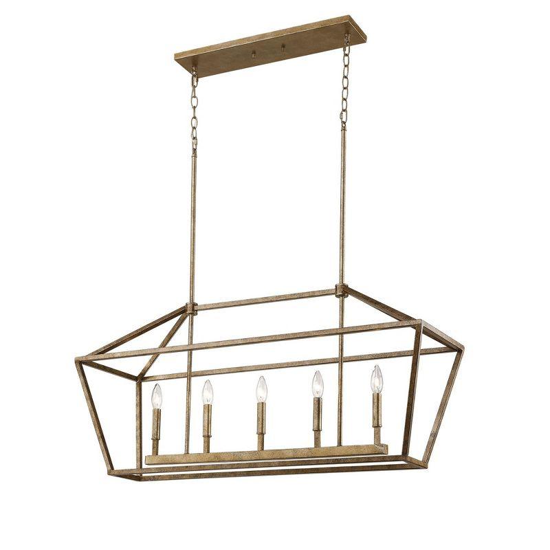 Millennium Lighting 5 - Light Pendant in  Vintage Gold