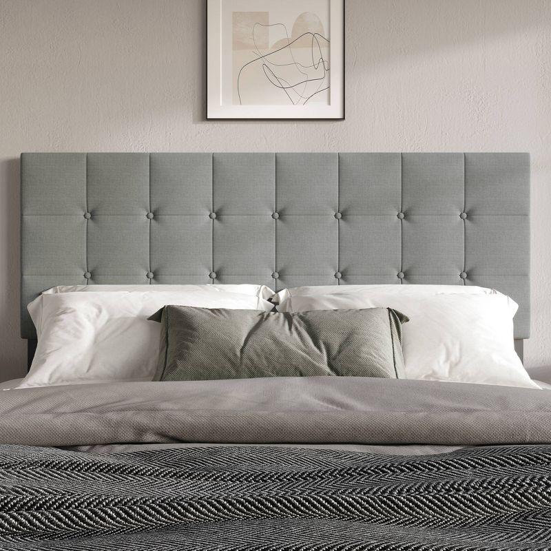 Home Design Full Ida Headboard Gray