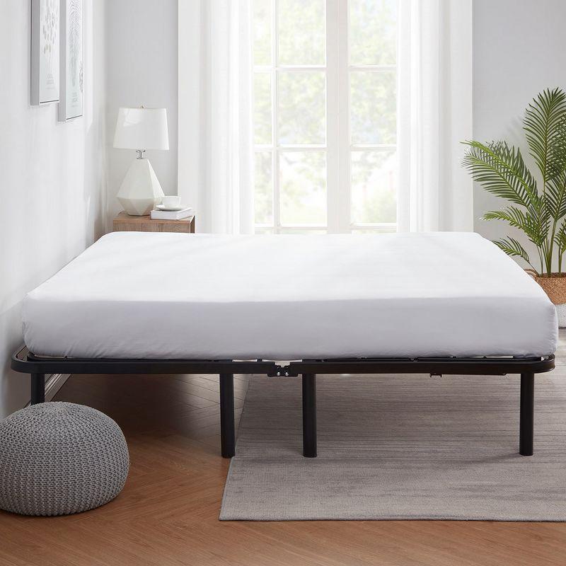 Bryt Basic Adjustable Bed Base, Queen Size Bed Frame with Motorized Head and Foot Incline and Wireless Remote