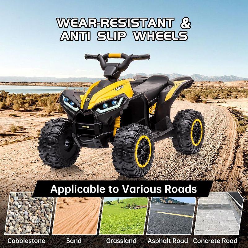 Hetoy 12V Battery Powered Electric Four-Wheeler With Music