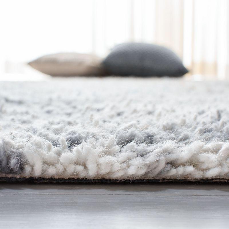 Powell Shag Hand Tufted Wool Southwestern Rug