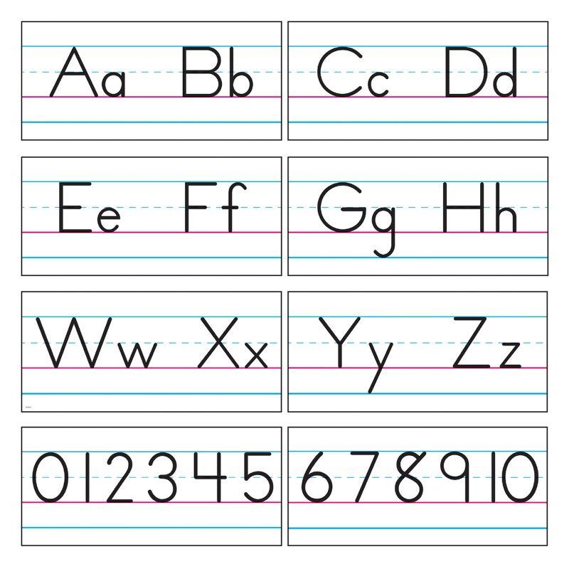 TREND Basic Alphabet Zaner-Bloser Manuscript Bulletin Board Set