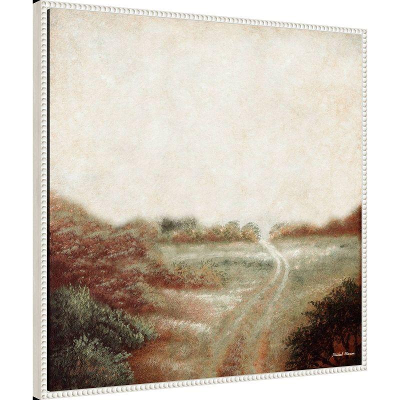 30"x30" Ethereal Field by Michael Marcon Framed Canvas Wall Art Print White - Amanti Art