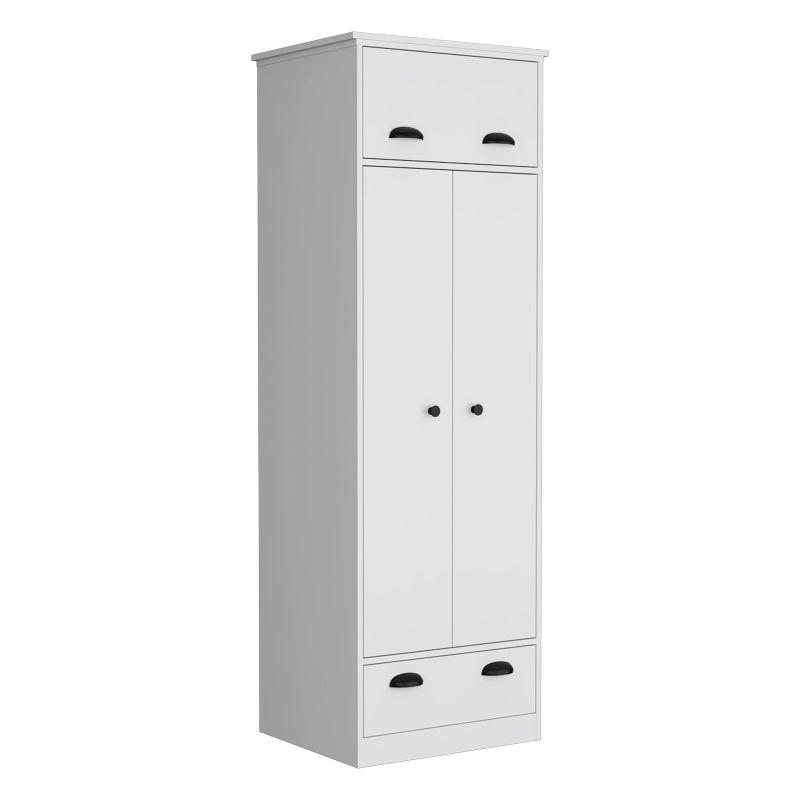 Depot E-Shop Tifton Armoire  70.47" H, with Hinged Drawer, 2-Doors, and 1-Drawer